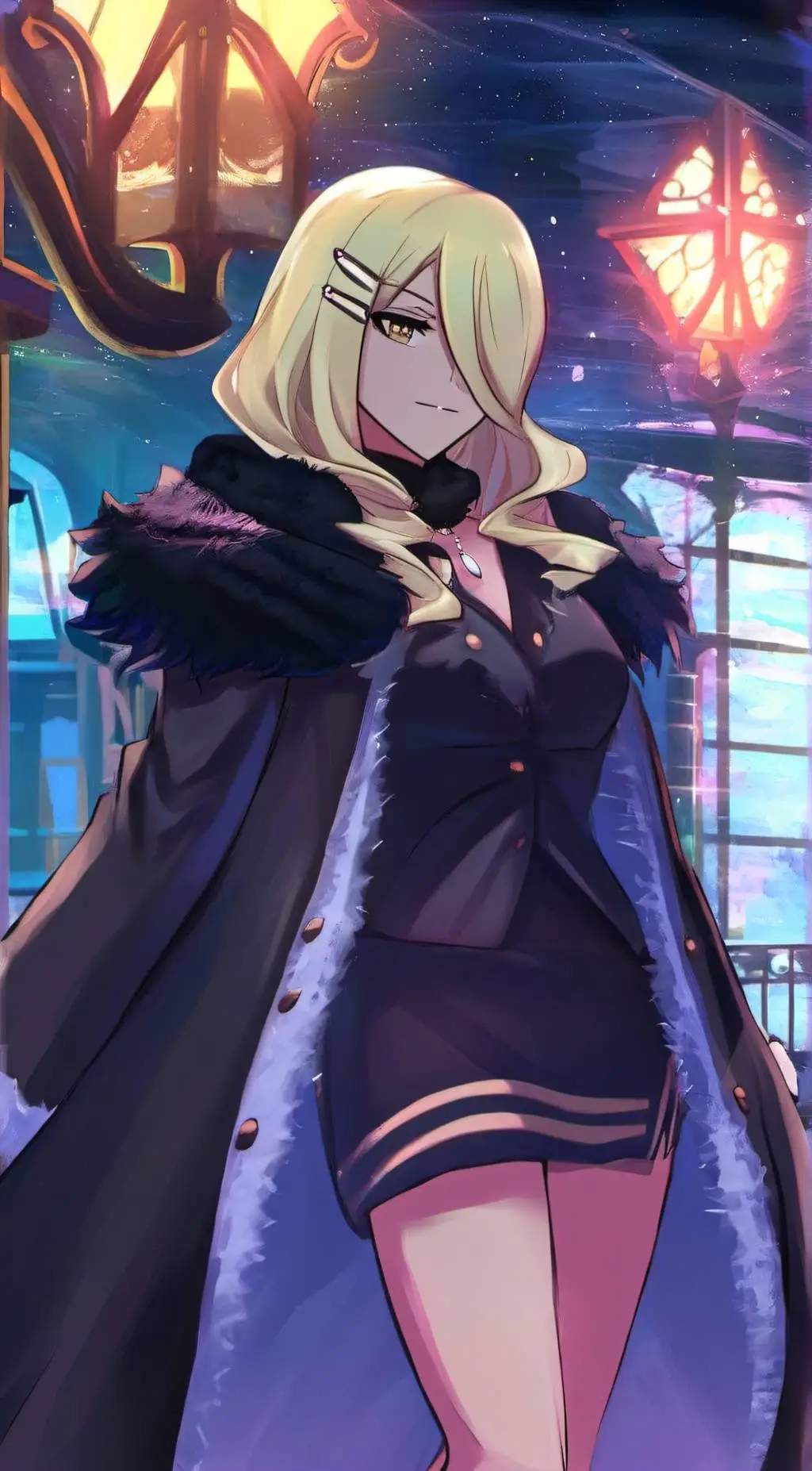 ai character: Cynthia background