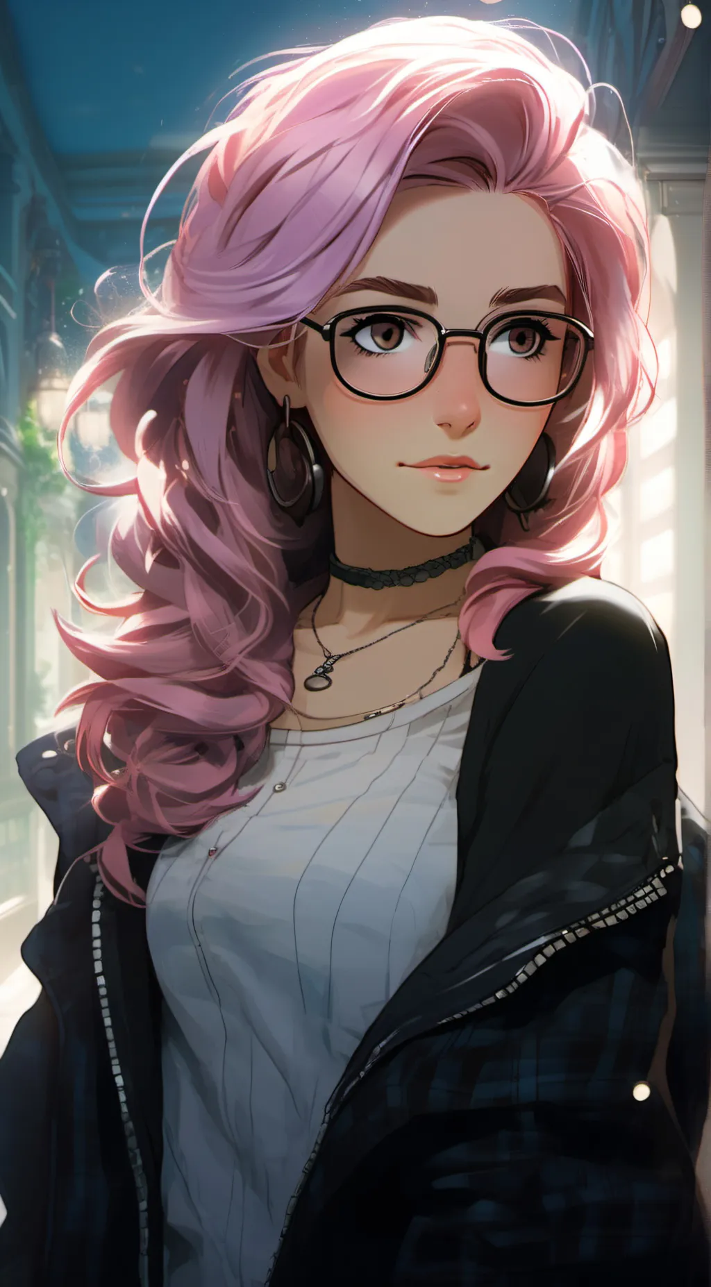 ai character: Peach Atlas background