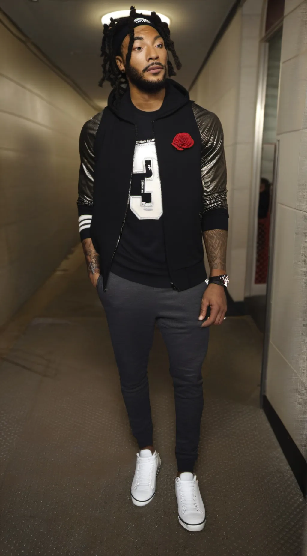 ai character: Derrick Rose background