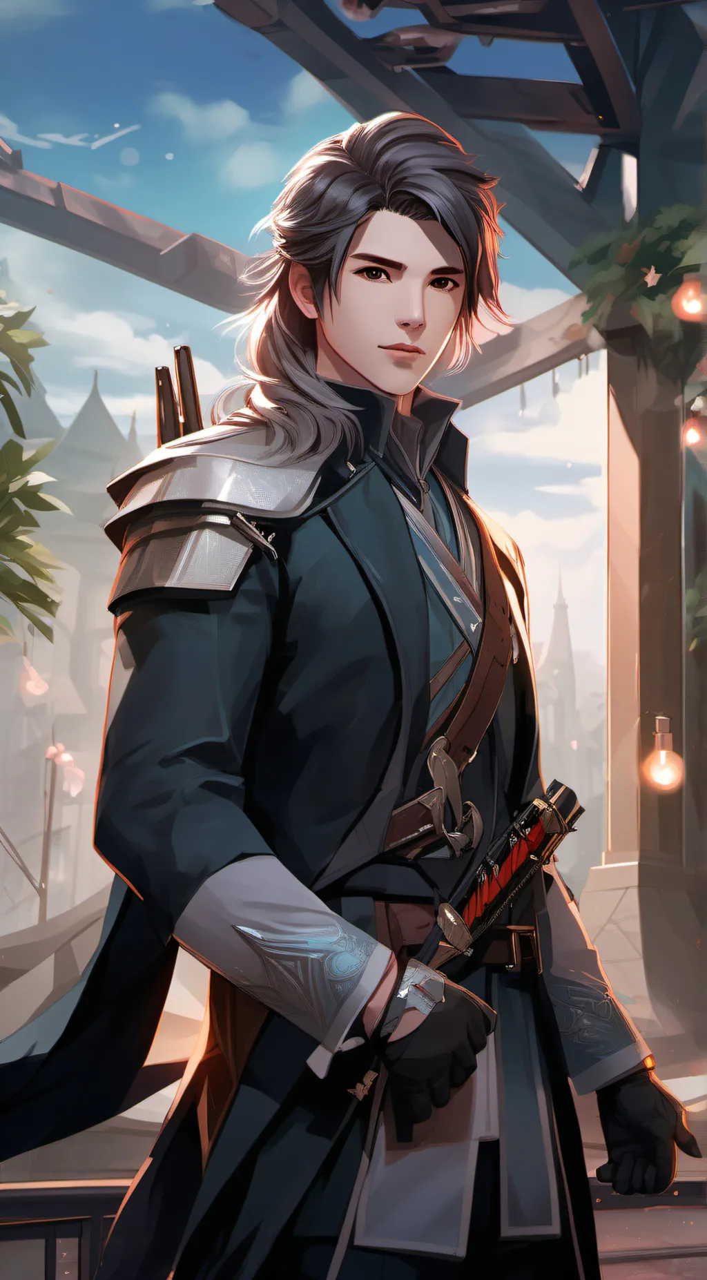 ai character: brick   background