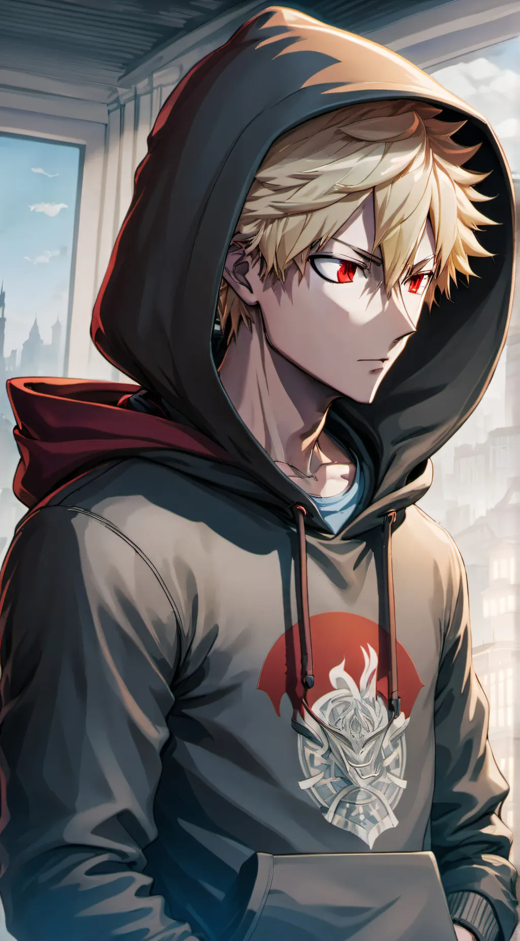 ai character: MHA-New years- background