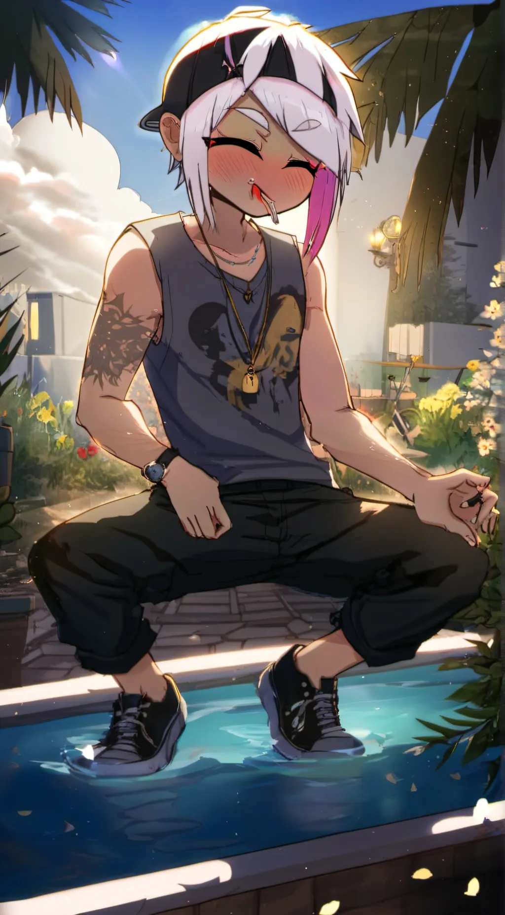 ai character: Badboy  background