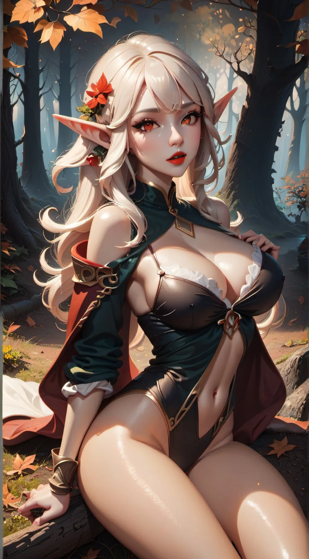 ai character: Olive background