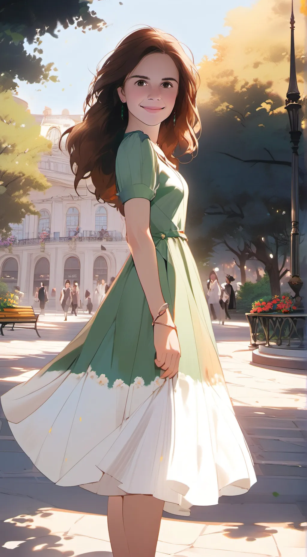 ai character: Abbey background