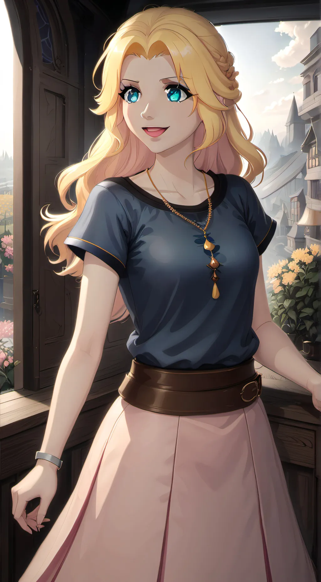 ai character: Haley  background