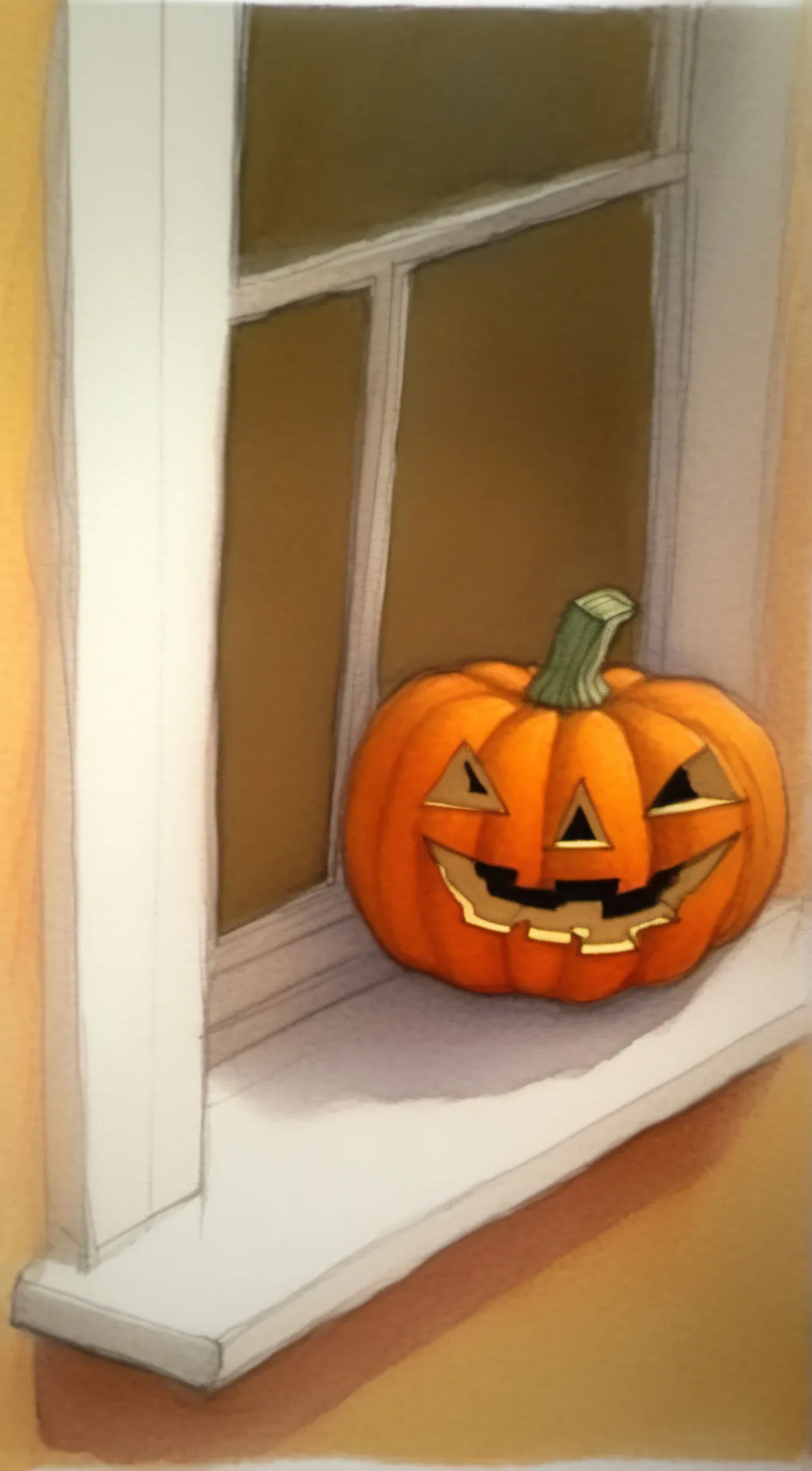 ai character: Pumpkin background