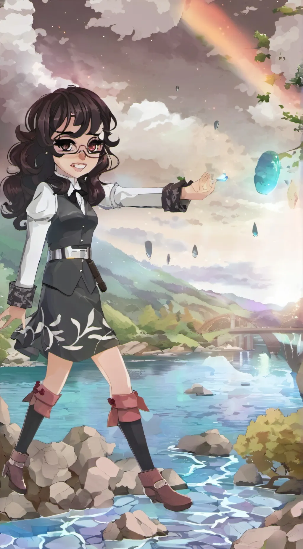 ai character: Yello background