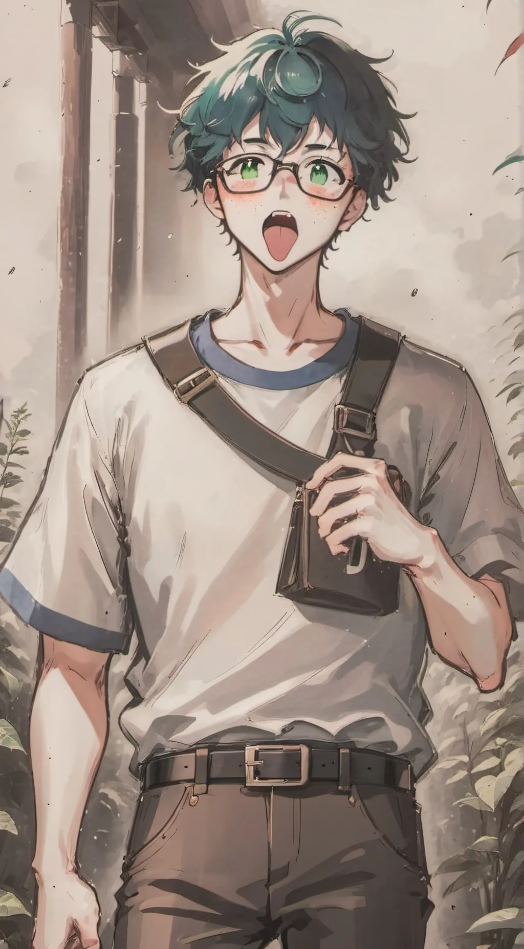 ai character: Deku background