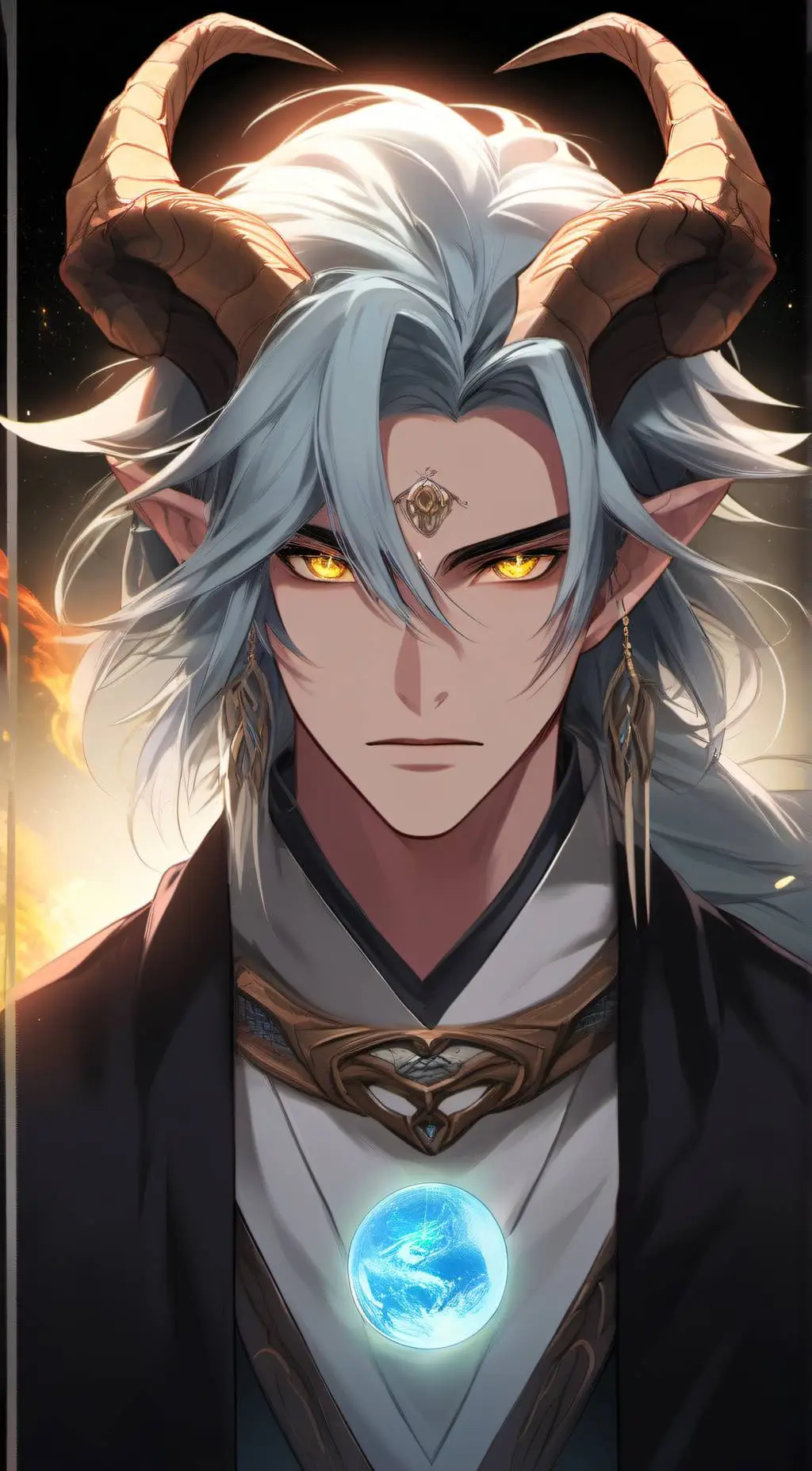 ai character: Kristophyn  background