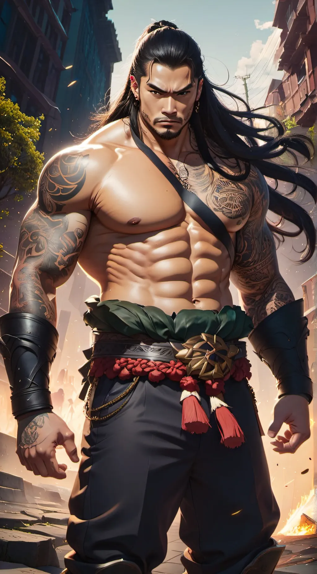 ai character: Golem background