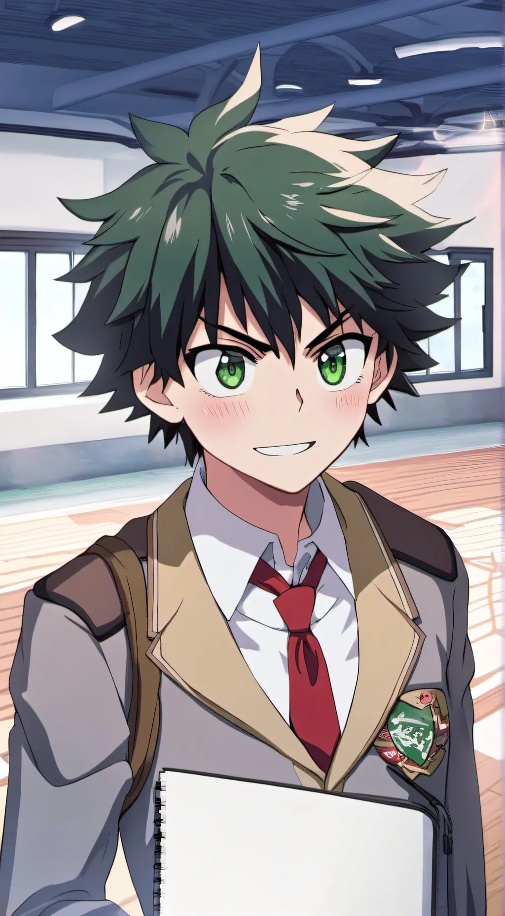 ai character: izuku background