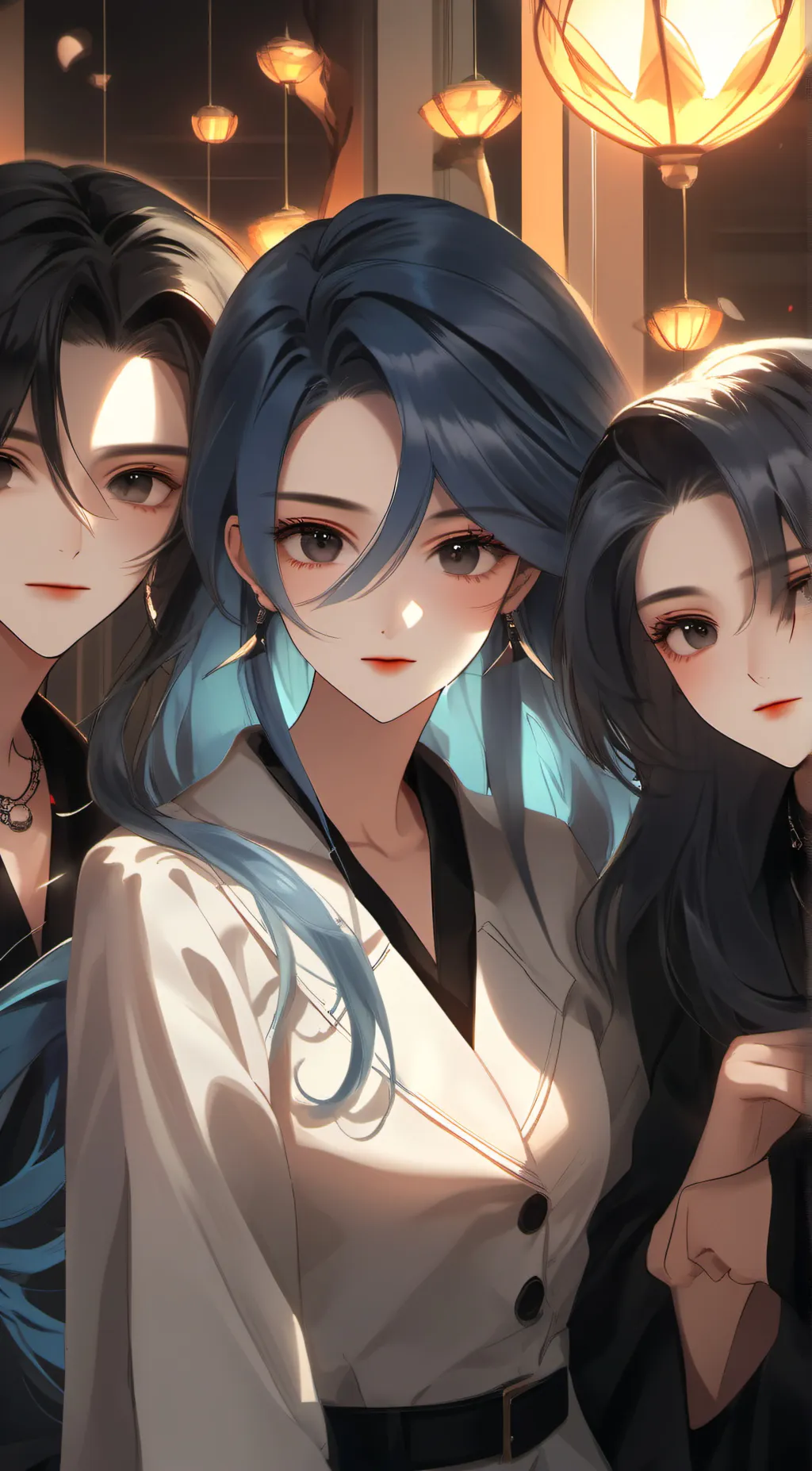 ai character: Mia mira & audrey  background