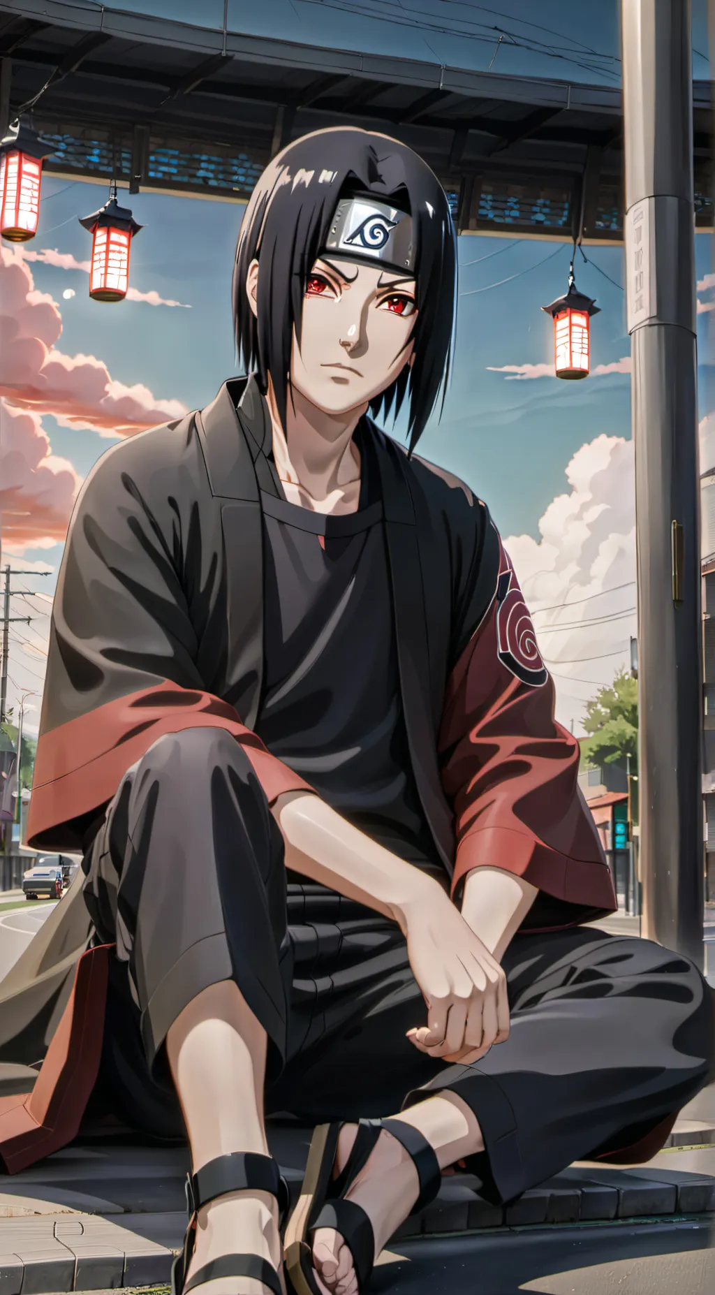 ai character: Itachi Official  background