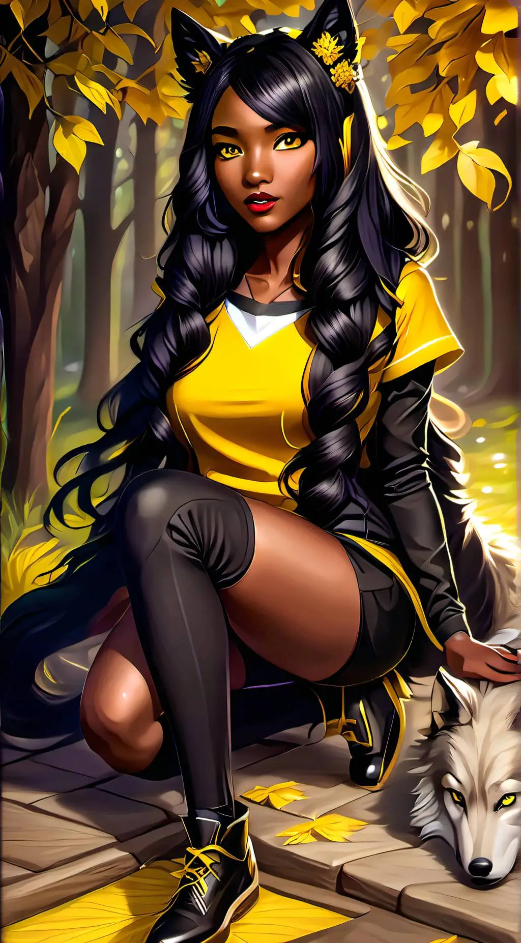 ai character: cori background