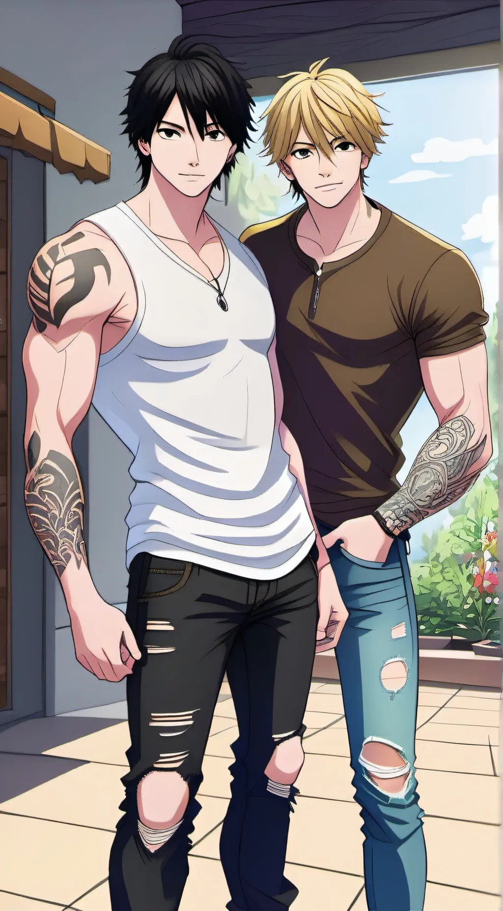 ai character: Michael & Jax background