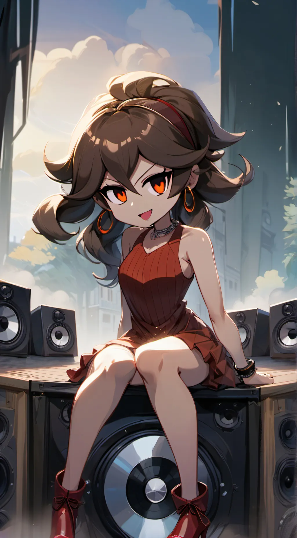ai character: Fnf GF background