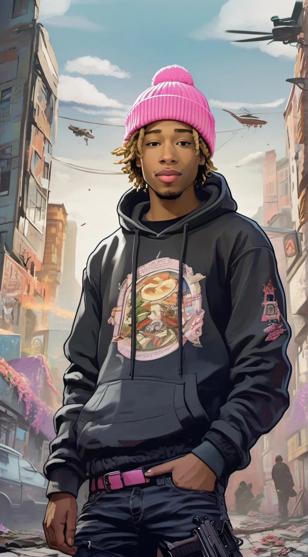 ai character: J'korie background