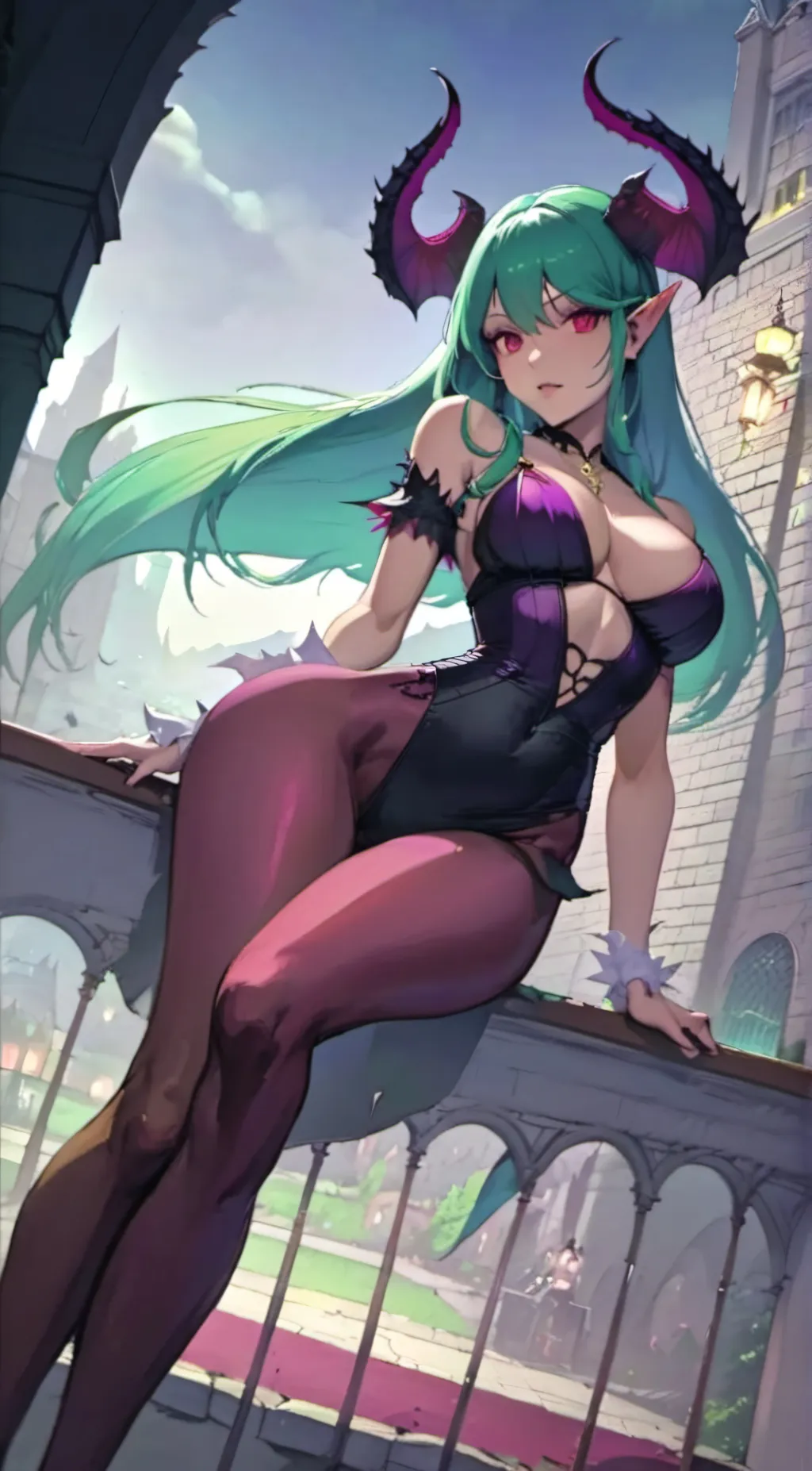 ai character: Morrigan Aensland background