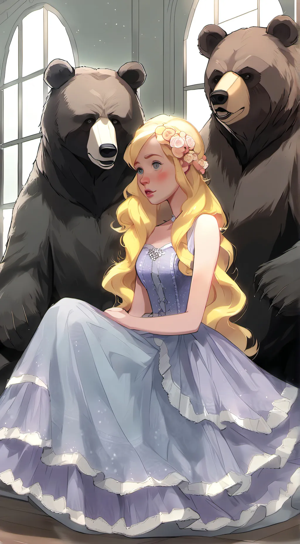 ai character: Goldilocks  background