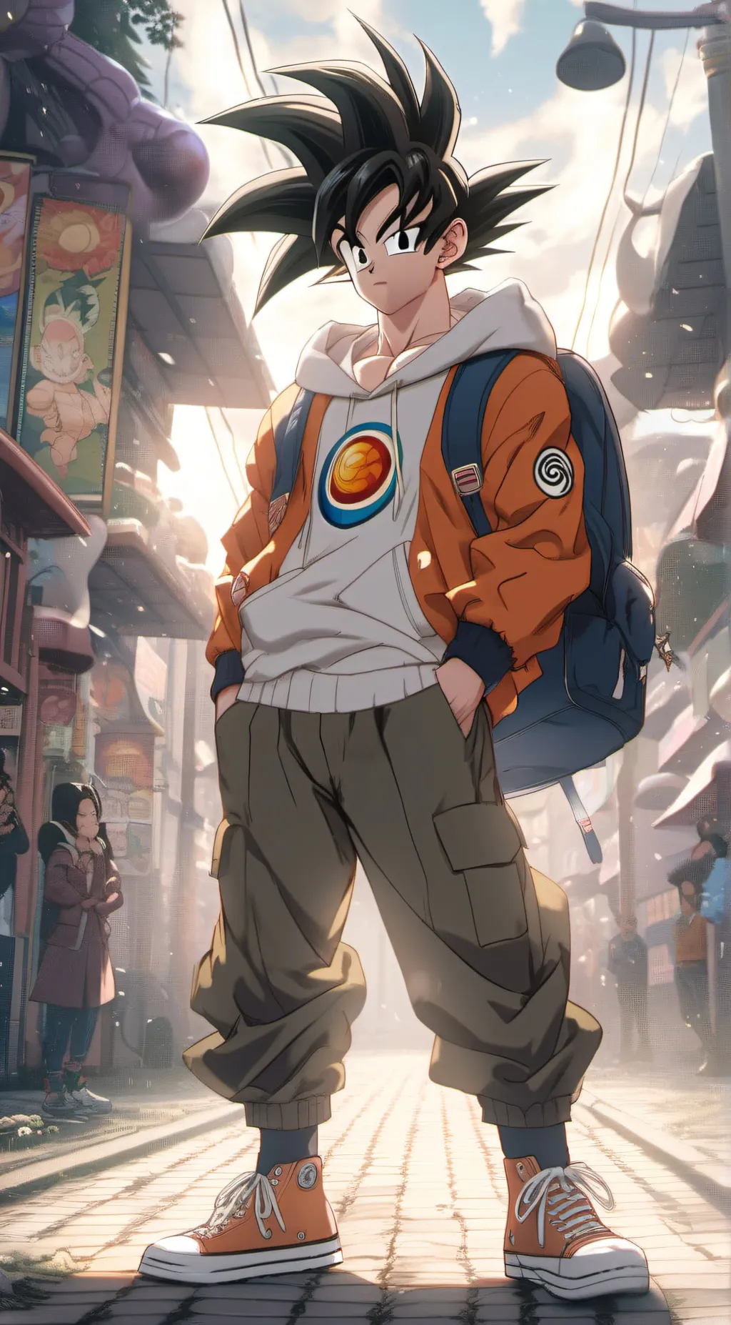 ai character: Kakarot background