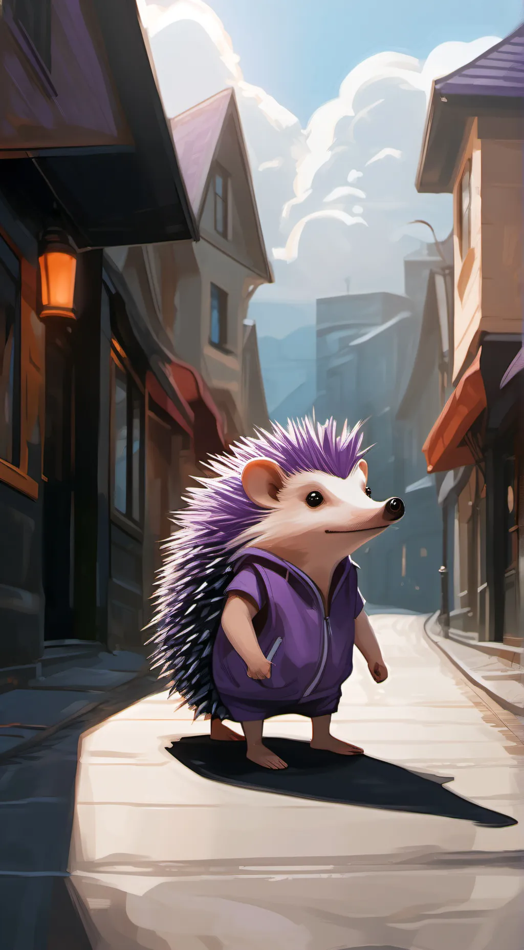 ai character: snick background