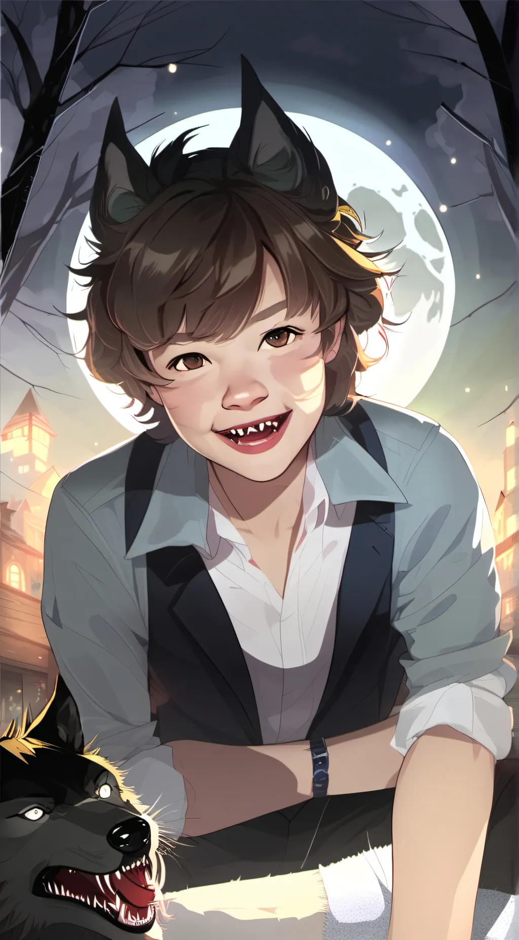 ai character: izza background