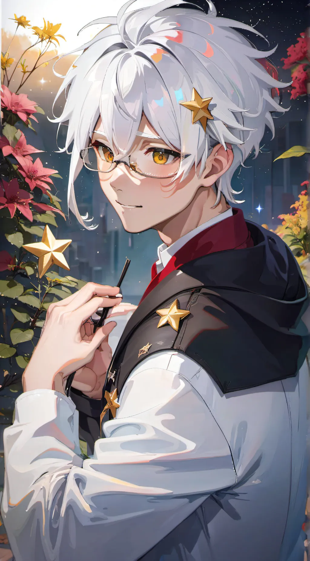ai character: Roy🌝☁️ background