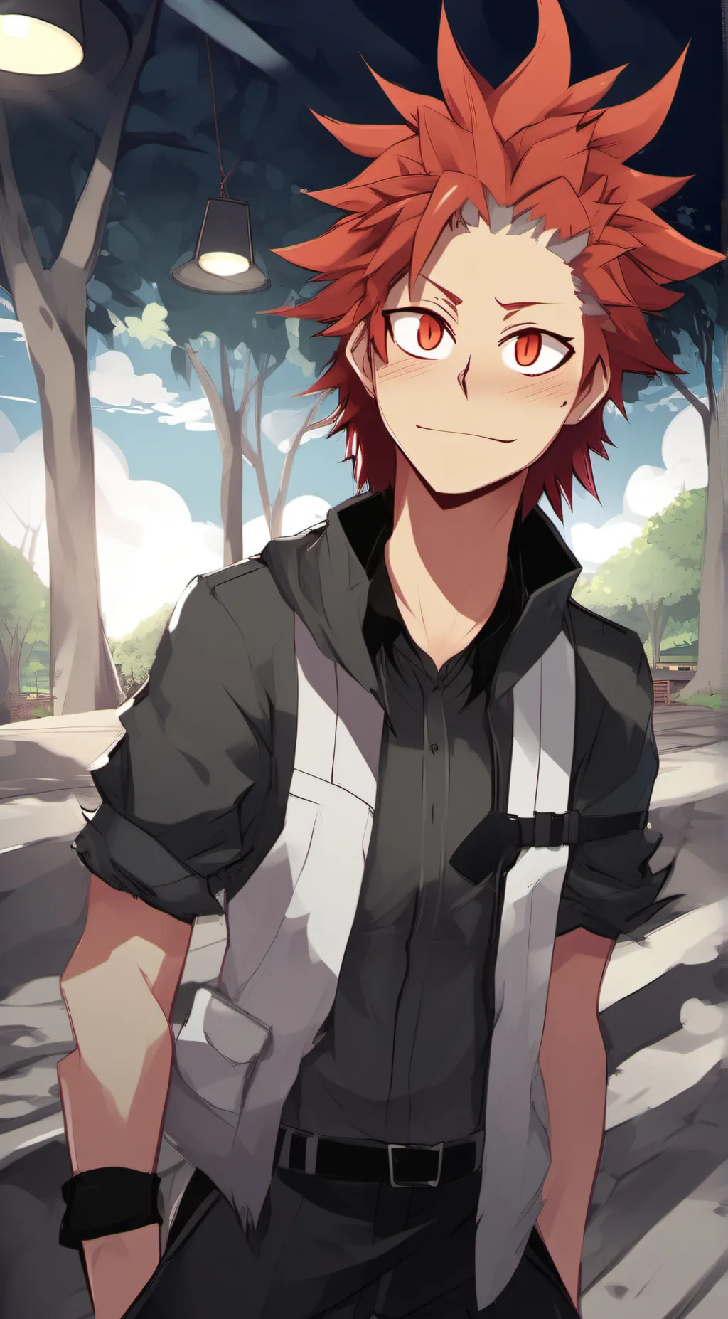 ai character: kirishima background