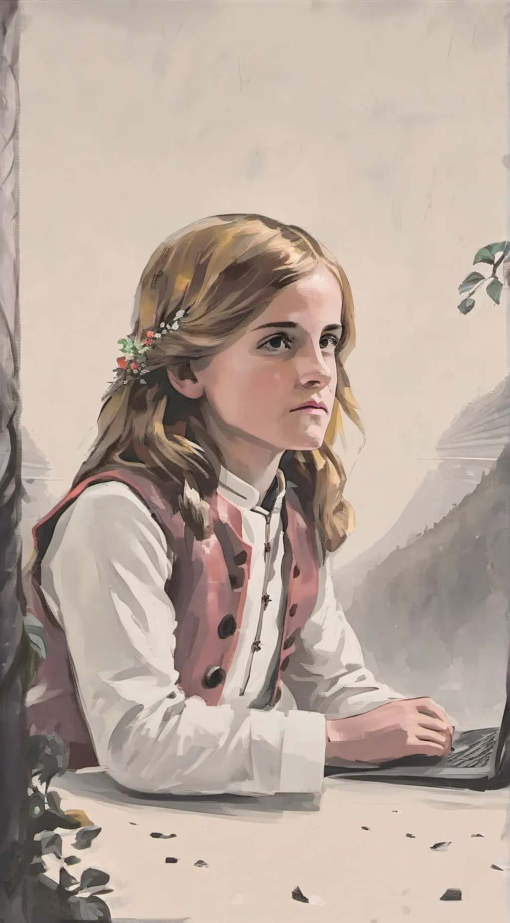ai character: hermione background