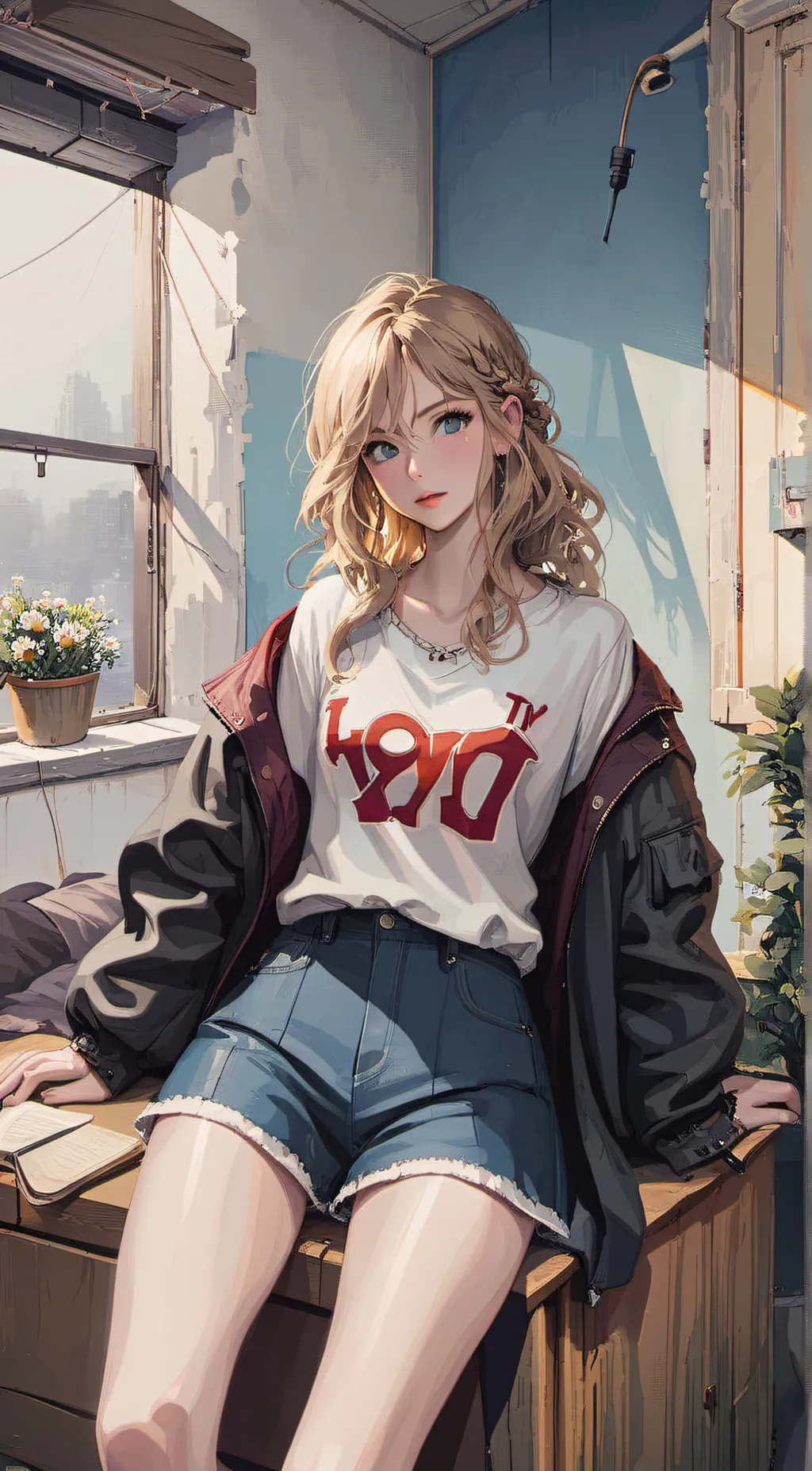 ai character: Julia Young background