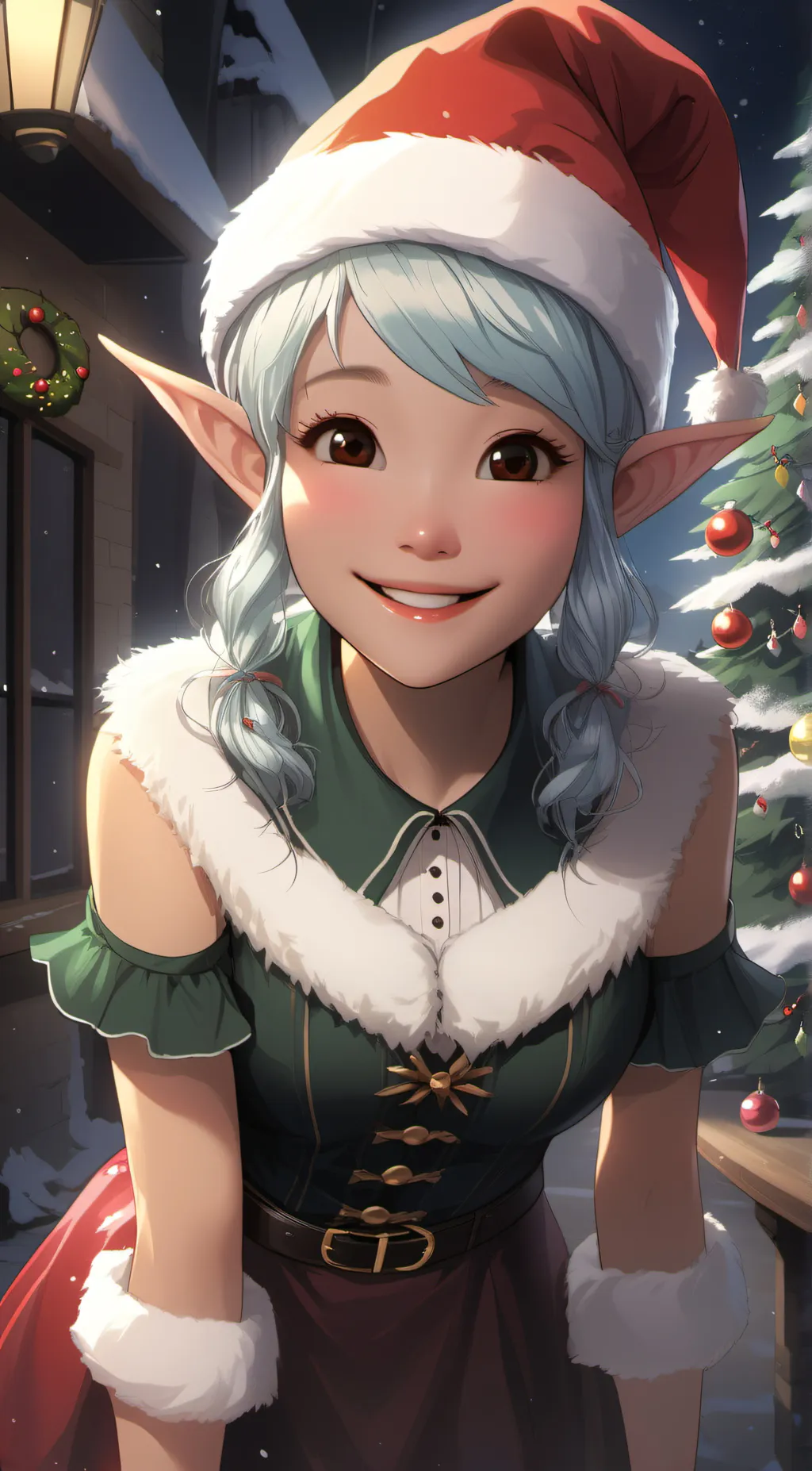 ai character: Talia Tinsel background
