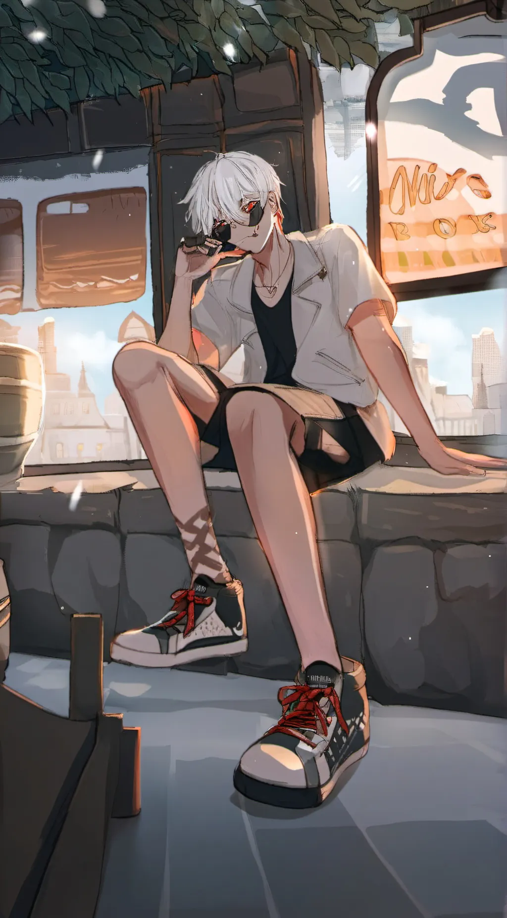 ai character: Max background