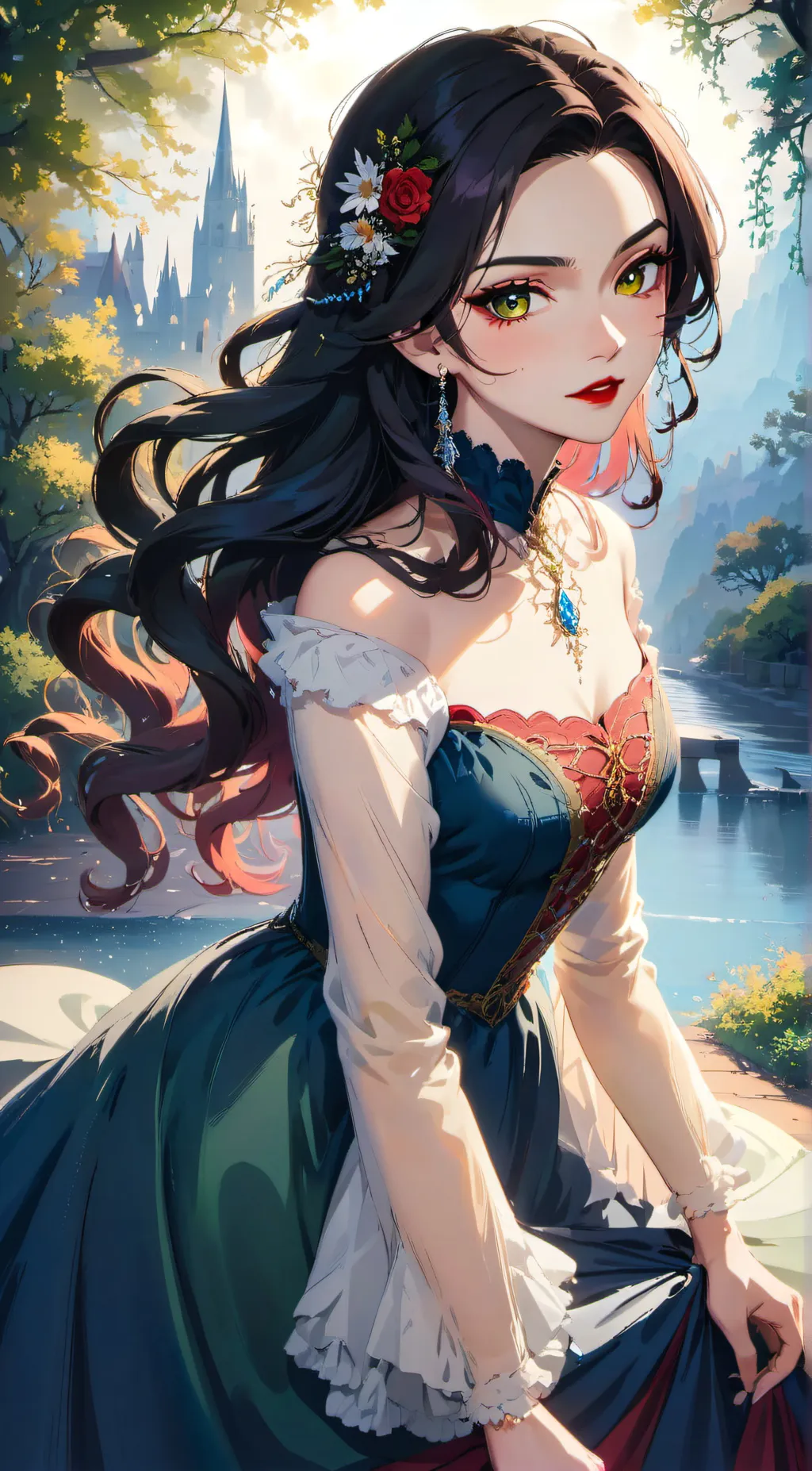 ai character: vampire mania background