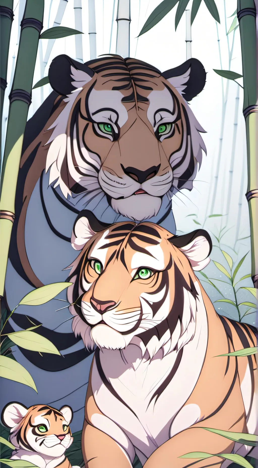 ai character: Paul,Lilly,Phillip background