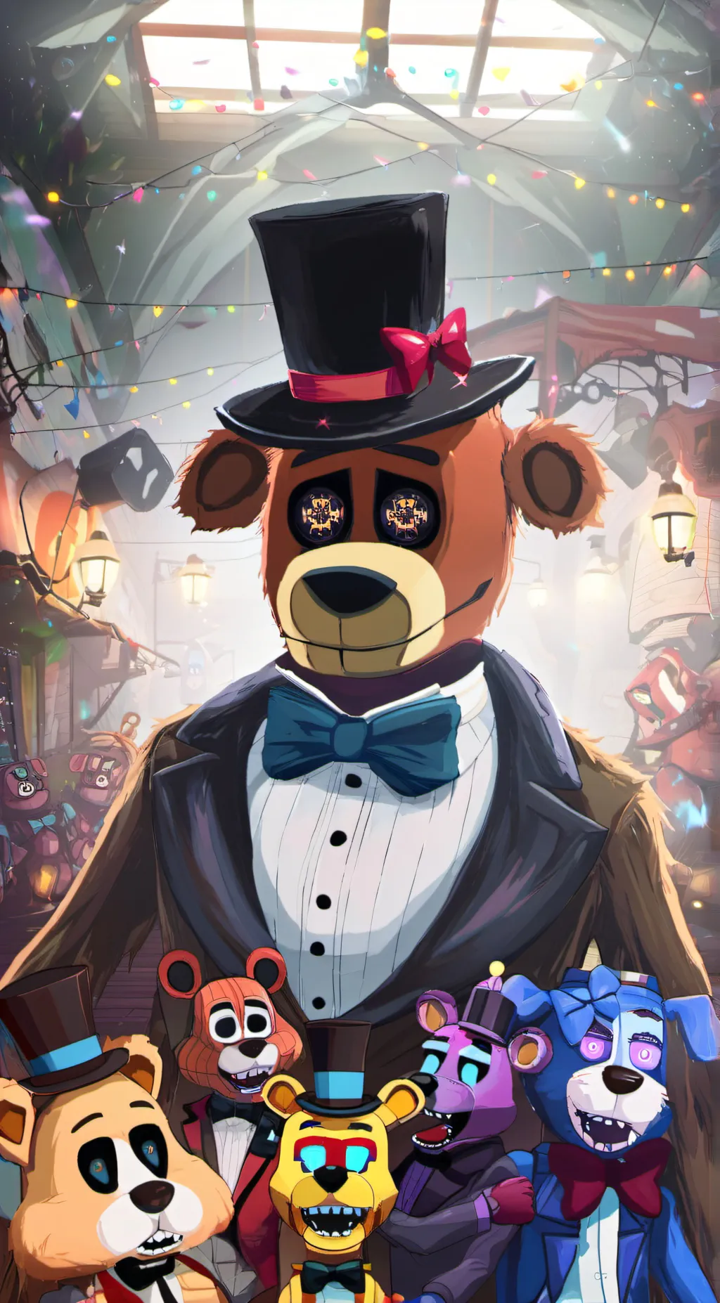 ai character: Freddy background