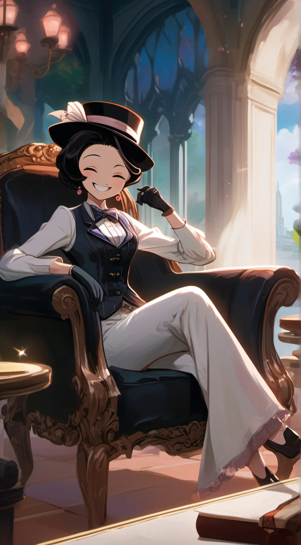 ai character: hella background