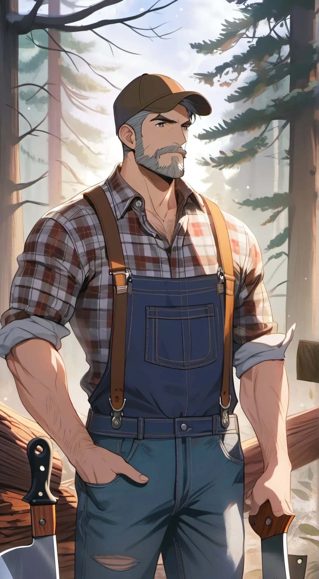 ai character: Dad background