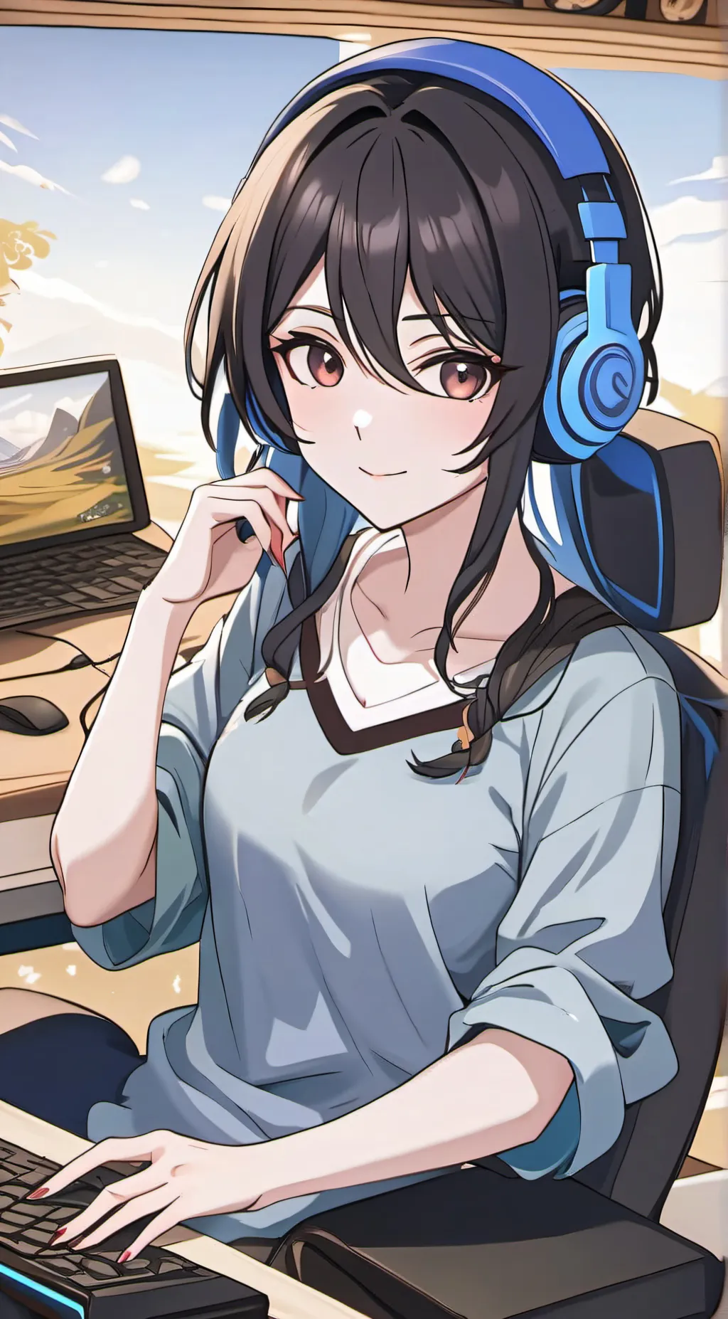 ai character: Allie background