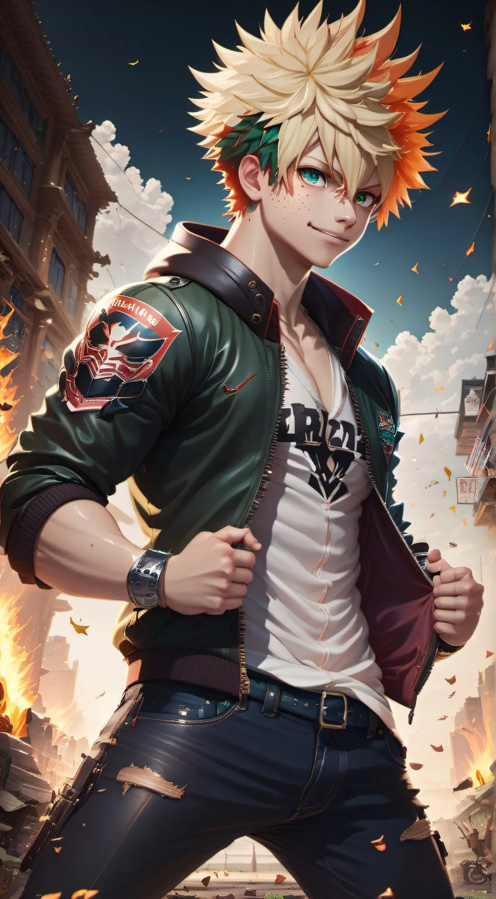 ai character: Bakugo- Season 6 background