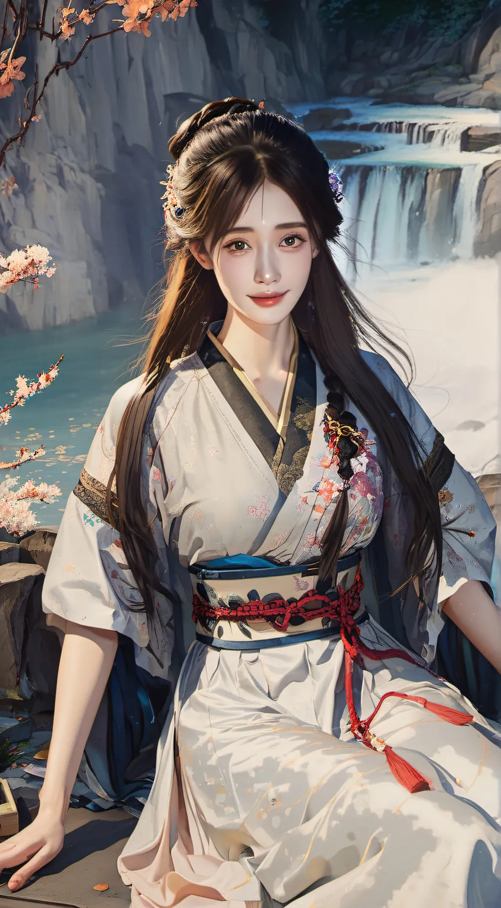 ai character: 星月 background