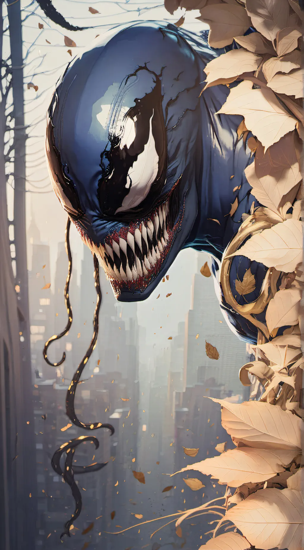 ai character: Venom:Eddie Brook  background