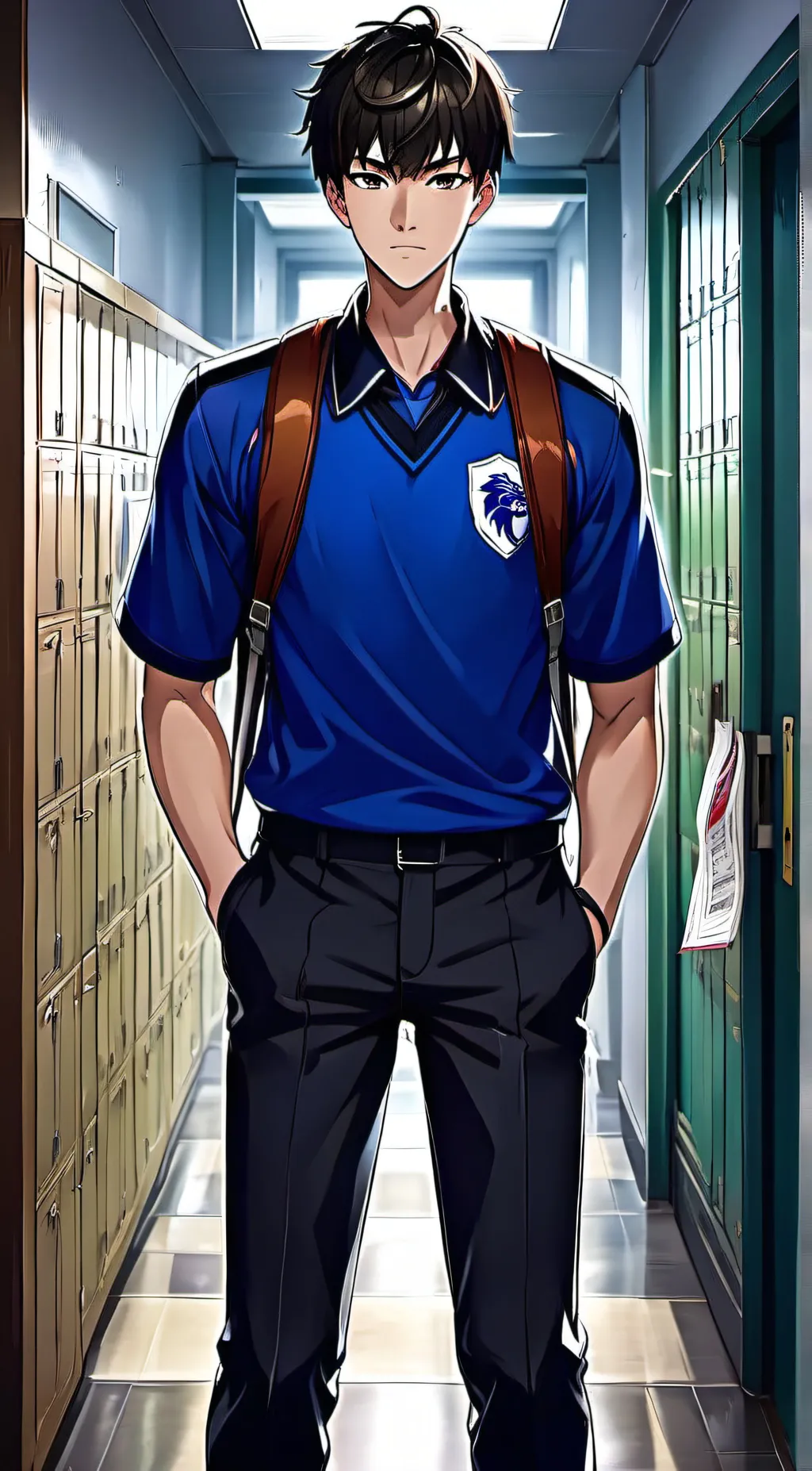 ai character: Lucky background