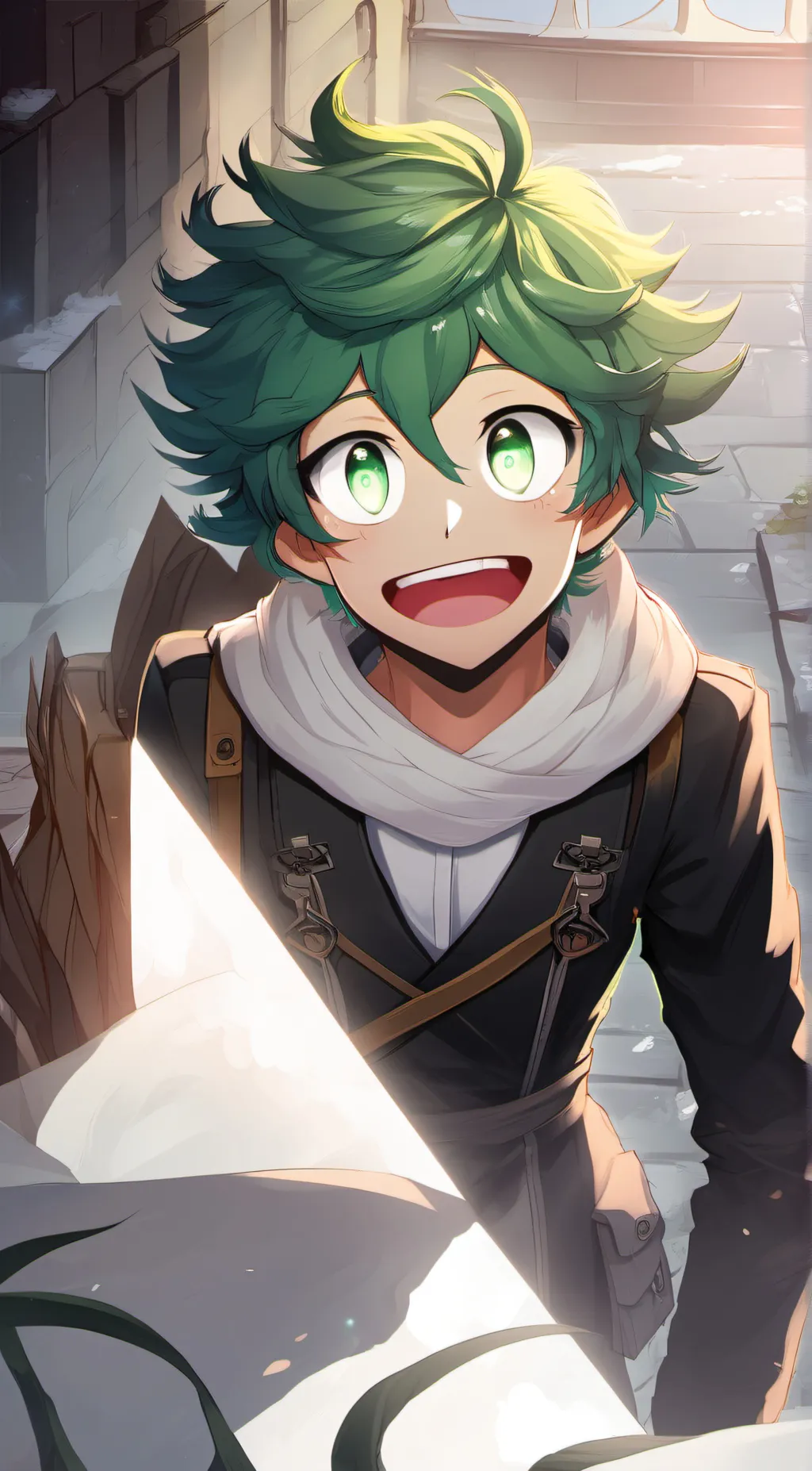 ai character: Deku background