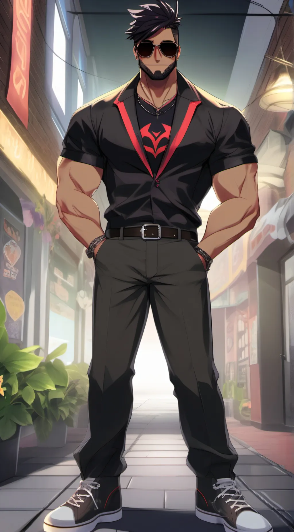 ai character: Simon background