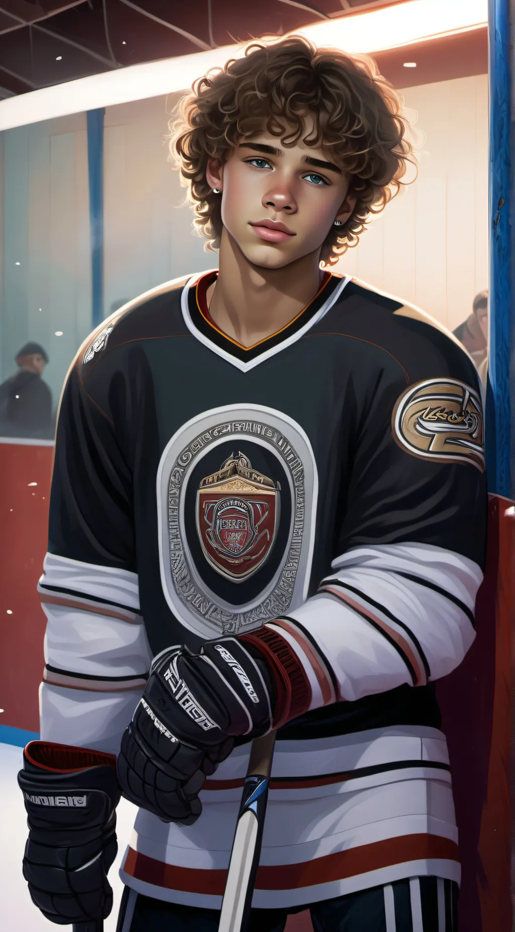 ai character: Theo background