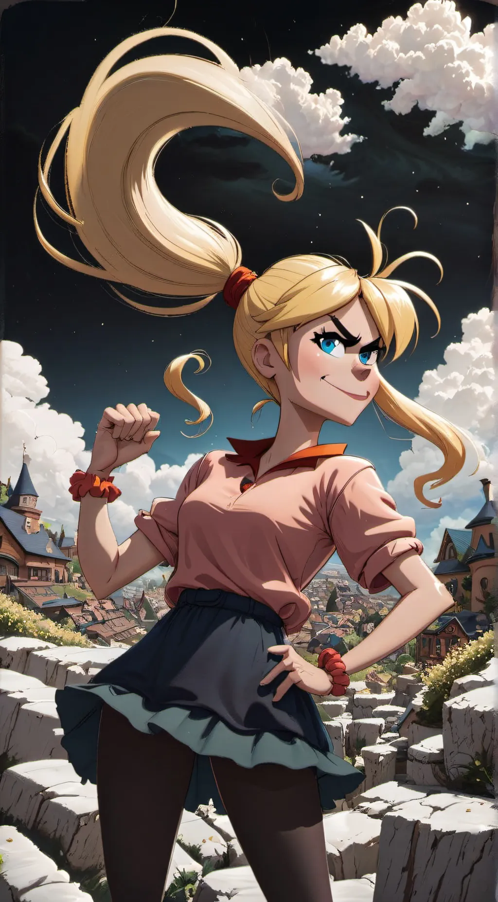 ai character: Emma  background