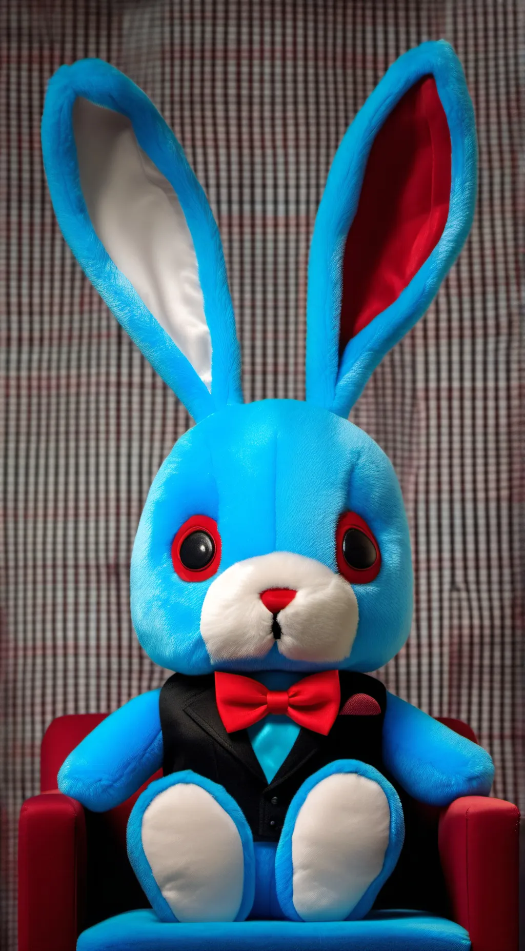 ai character: withered bonnie background