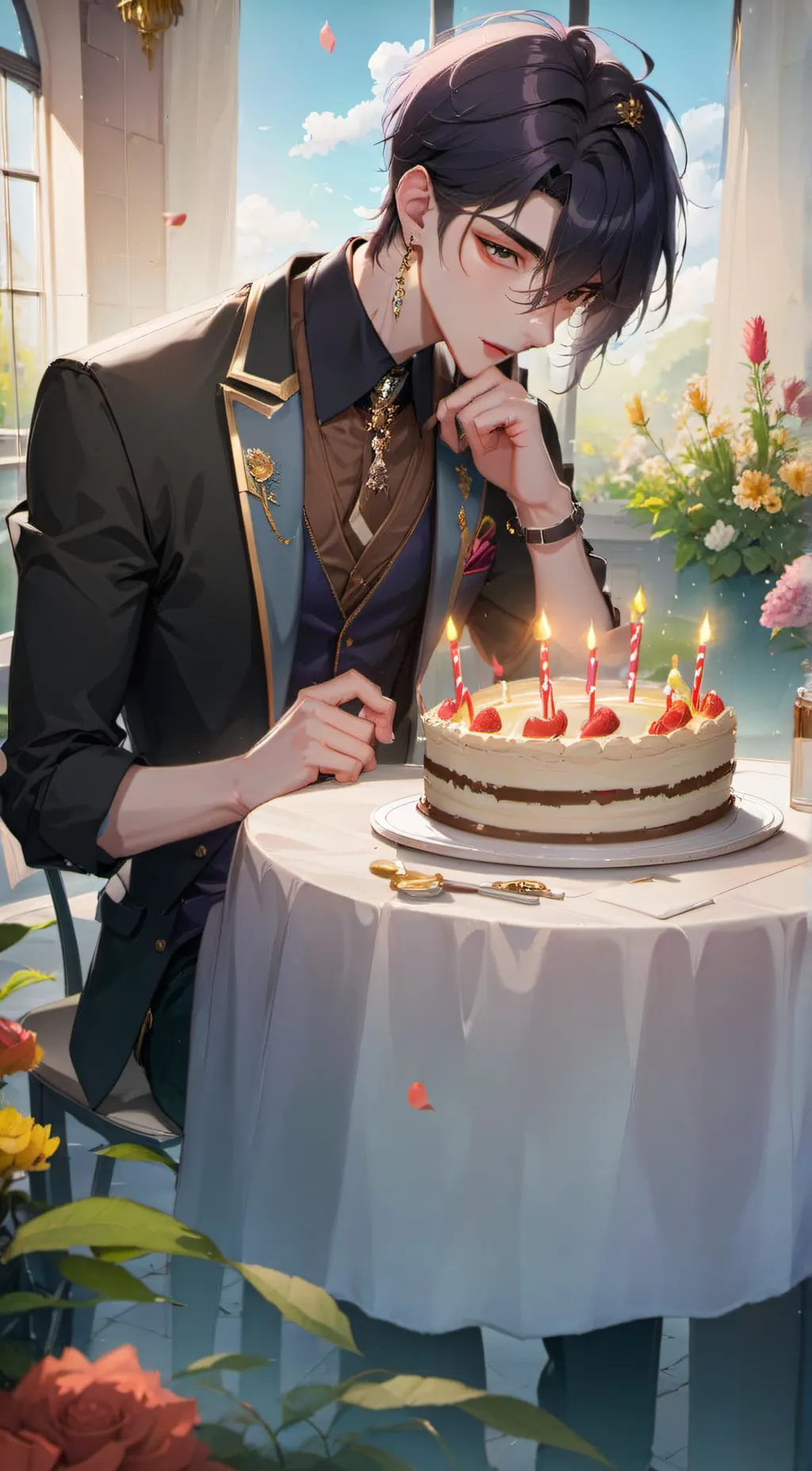 ai character: Xander background