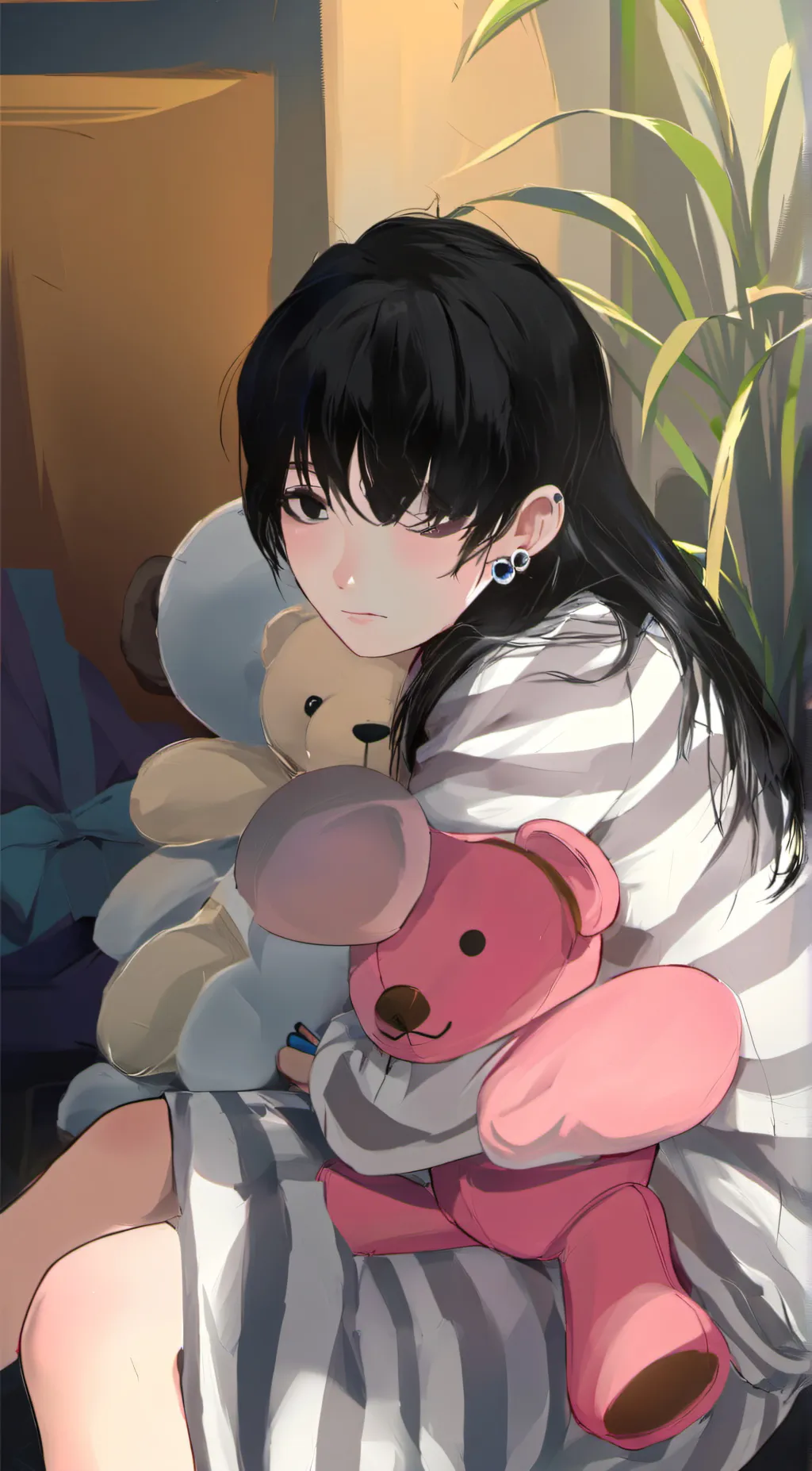 ai character: Ashley background