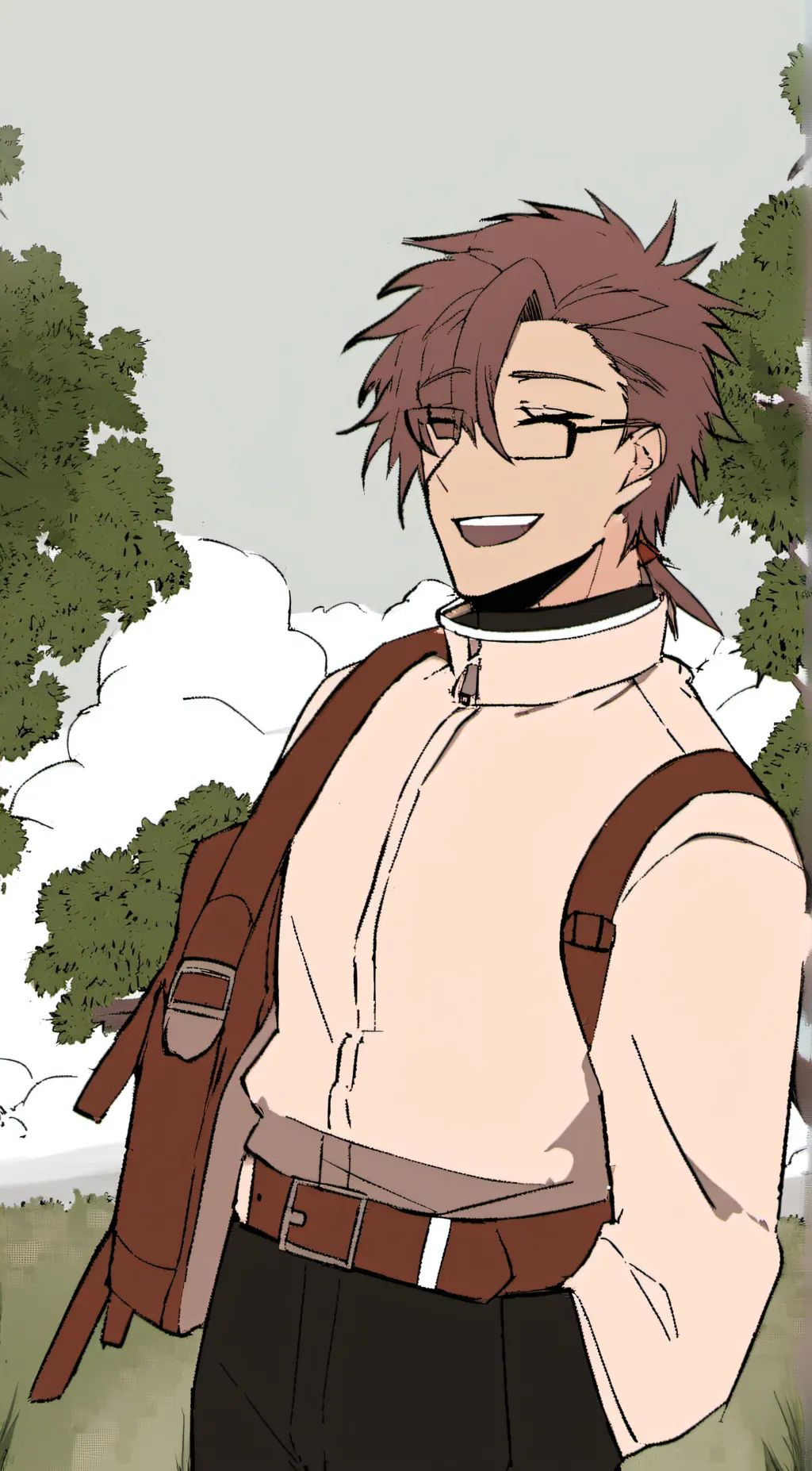 ai character: henry emily  background